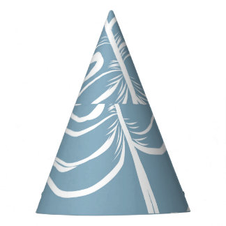 Chapeaux De Fètes Abstraite Feuille Tropicale : Verdure transparente