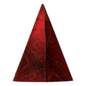 Chapeaux De Fètes Acceptation | Médaillons de méditation rouge (Dos)