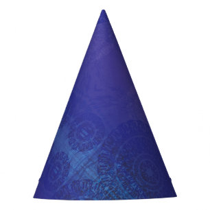Chapeaux De Fètes Acceptation Médaillons de violet violet bleu Ind