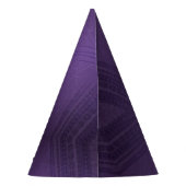 Chapeaux De Fètes Acceptation | Motif Boho violet écectique (Dos)