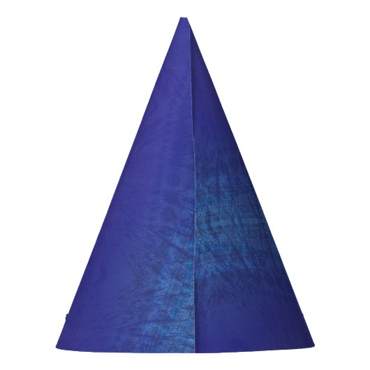 Chapeaux De Fètes Acceptation | Motif de Blue Indigo Violet Shibori (Dos)