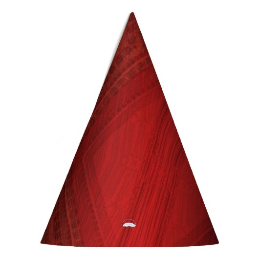 Chapeaux De Fètes Acceptation | Motif de Boho Eclectique Rouge (Gauche)