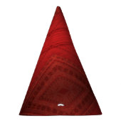 Chapeaux De Fètes Acceptation | Motif de Boho Eclectique Rouge (Droite)