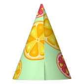 Chapeaux De Fètes Agrumes TROPICALES FRUITS D'ÉTÉ Citrons d'orange (Dos)