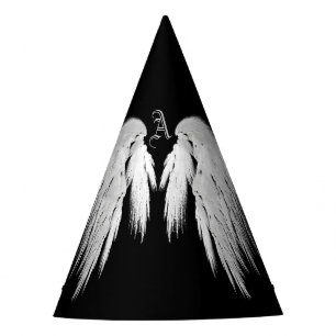 Chapeaux De Fètes AILES ANGEL Monogramme Noir