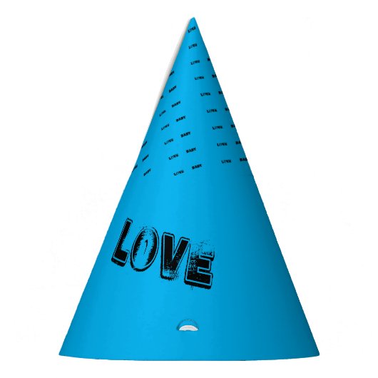 CHAPEAUX DE FÈTES AIMER BÉBÉ_BLEU SI MIGNON (Gauche)