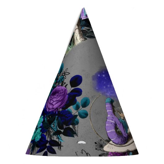 Chapeaux De Fètes Alice au pays des merveilles Fleurs de la chenille (Gauche)