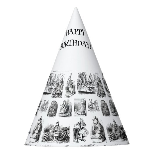 Chapeaux De Fètes Alice's Adventures in Wonderland motif (Devant)