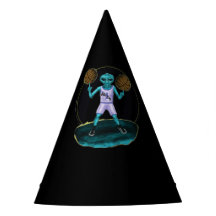 Alien de l'espace de jeu de basket-ball