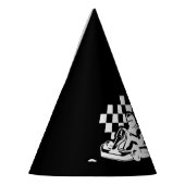 Chapeaux De Fètes Allez karting, course voiture garçon anniversaire (Gauche)