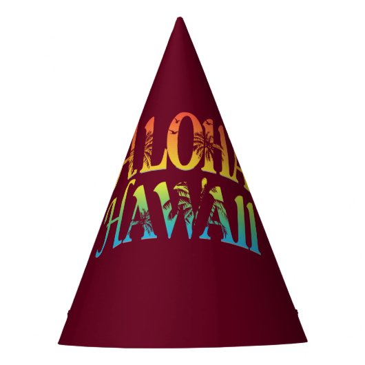 Chapeaux De Fètes Aloha Hawaii (Devant)