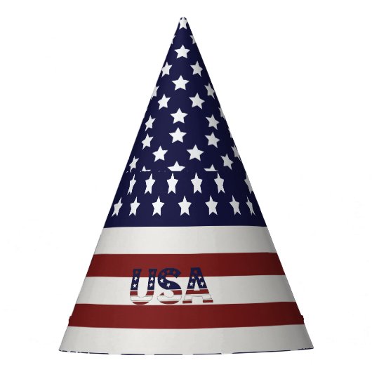 Chapeaux De Fètes America Drapeau américain Motif américain (Devant)