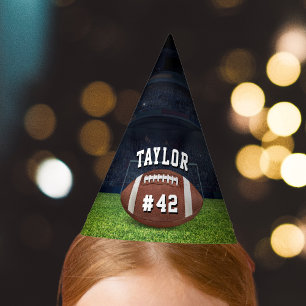 Chapeaux De Fètes American Football Field Name Team Jersey Numéro