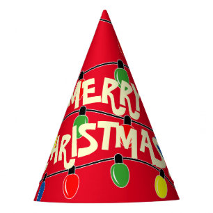 Chapeaux De Fètes Ampoules amusantes Noël fêtards cornet casquettes