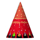 Chapeaux De Fètes Amusant Anniversaire De Chat Pour Enfants (Gauche)