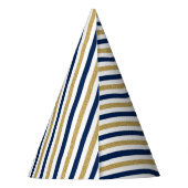 Chapeaux De Fètes Ancre d'or bleu marine (Dos)