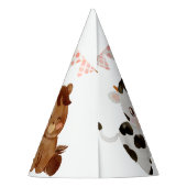 Chapeaux De Fètes Animaux de ferme, animaux de fête, anniversaire (Dos)