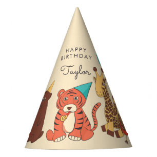 Chapeaux De Fètes Animaux de fête Anniversaire personnalisé pour enf