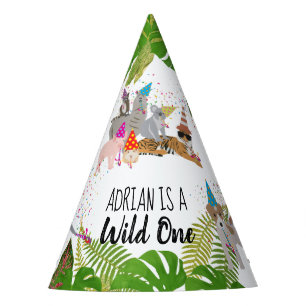Chapeaux De Fètes Animaux de la Jungle drôle et mignonne à Party Wil