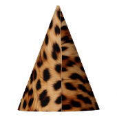 Chapeaux De Fètes Anniversaire animal chic Leopard (Dos)