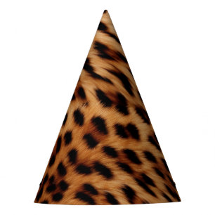 Chapeaux De Fètes Anniversaire animal chic Leopard