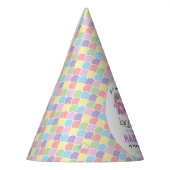 Chapeaux De Fètes Anniversaire arc-en-ciel 7 ans | J'avais 6 ans, ma (Gauche)