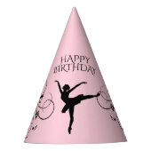 Chapeaux De Fètes Anniversaire Ballerina Dancing with Music Notes (Devant)