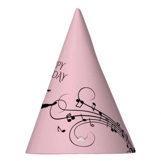 Chapeaux De Fètes Anniversaire Ballerina Dancing with Music Notes (Droite)