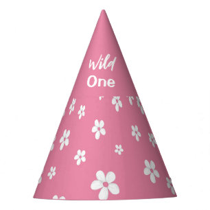Chapeaux De Fètes Anniversaire de bébé fille mignonne Dusty Pink Wil