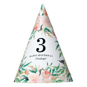 Chapeaux De Fètes Anniversaire de Bouquet délicat