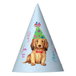 Chapeaux De Fètes Anniversaire de Dachshund