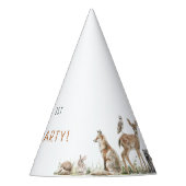 Chapeaux De Fètes Anniversaire de enfant des animaux forestiers (Devant)