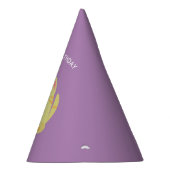 Chapeaux De Fètes Anniversaire de enfant jaune mignon de chat (Droite)