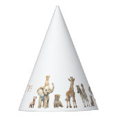 Chapeaux De Fètes Anniversaire de enfant Jungle Safari Animaux (Devant)