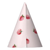 Chapeaux De Fètes Anniversaire de fraises (Dos)