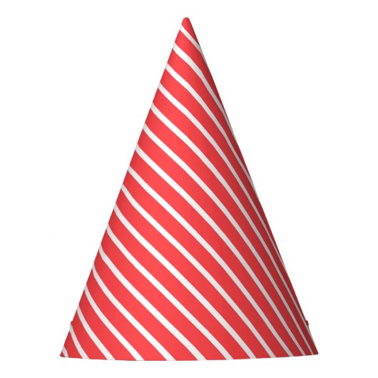 Chapeaux De Fètes Anniversaire de la diagonale rouge du Carnaval (Devant)