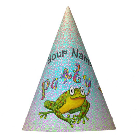 Chapeaux De Fètes anniversaire de la grenouille (Devant)