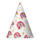 Chapeaux De Fètes Anniversaire de la licorne enchantée (Gauche)