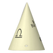 Chapeaux De Fètes Anniversaire de Libra Zodiac (Gauche)