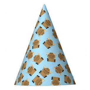 Chapeaux De Fètes Anniversaire de l'orignal bleu