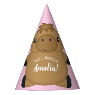 Chapeaux De Fètes Anniversaire de l'orignal rose