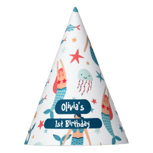 Chapeaux De Fètes Anniversaire de Mermaid