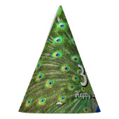 Chapeaux De Fètes Anniversaire de paon (Gauche)