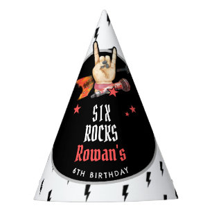 Chapeaux De Fètes Anniversaire de Rockstar Punk Cool Tout Âge