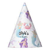 Chapeaux De Fètes Anniversaire de sirène pourpre (Devant)