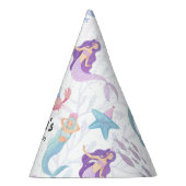 Chapeaux De Fètes Anniversaire de sirène pourpre (Droite)