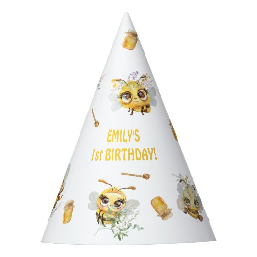 Chapeaux De Fètes Anniversaire de Sweet to Bee' (Devant)