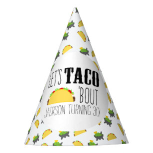 Chapeaux De Fètes Anniversaire de Taco 'Bout