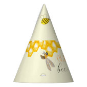 Chapeaux De Fètes Anniversaire de tout âge, thème abeille (Gauche)