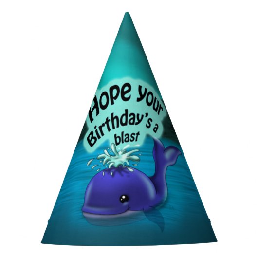 Chapeaux De Fètes Anniversaire des baleines (Devant)